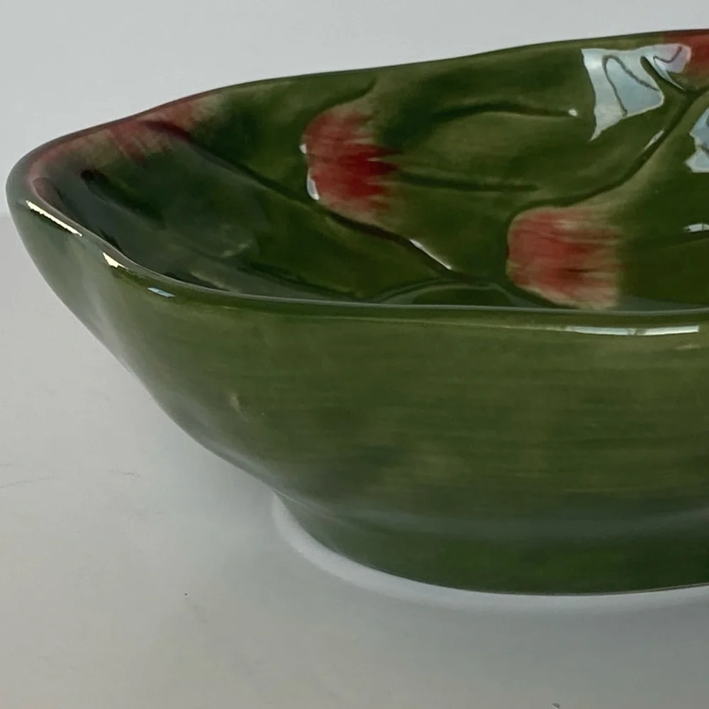 Williams Sonoma Artichoke Dish Jardin Potager Collection 5.25” Green Vegetables